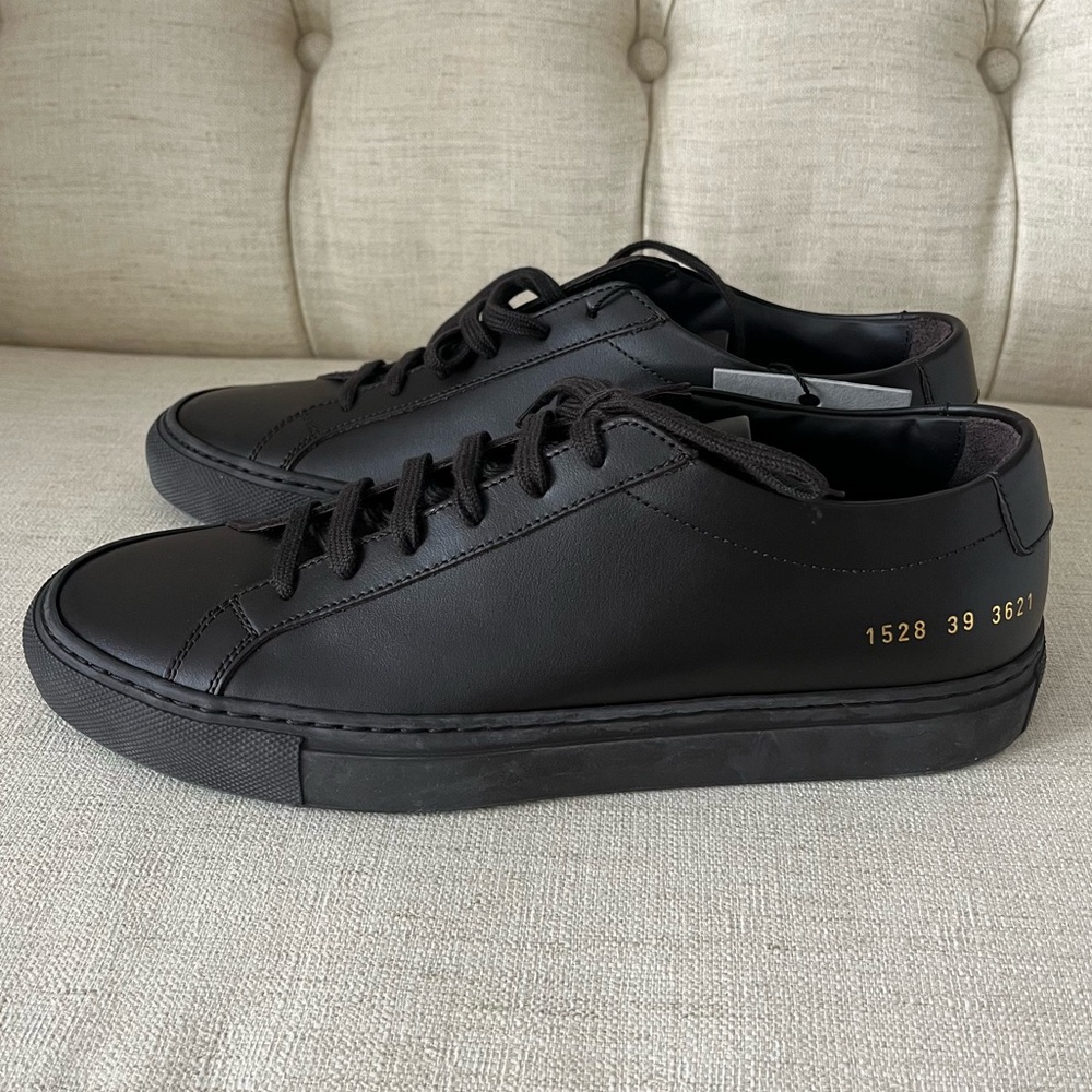 NWT Common Projects Men’s Original Achilles Leather Sneaker in Brown